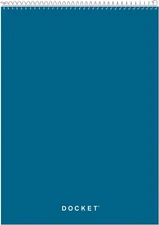 Wire Bound Legal Writing Pad Blue