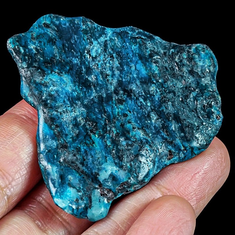 103Ct Smoky Blue Turquoise Associated Mineral Polished Nugget Specimen YPKX375