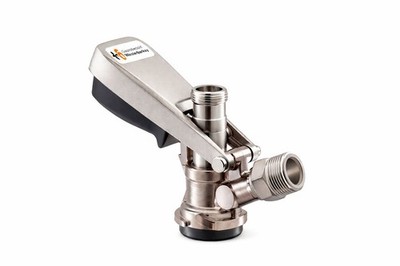 Kegverschluss Keg Zapfkopf Korbkeg Typ S mit 5/8'' Bier & 3/4'' Co² Ausgang Bier