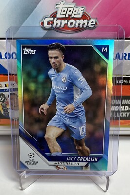 2021-22 Topps UCL Collection Jack Grealish #132 Aqua Foil /299