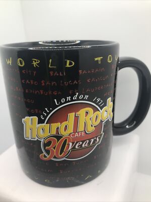 HARD ROCK CAFE COFFEE MUG. 30 Year EST. 1971 DENVER TEA CUP Mug. B195 | eBay