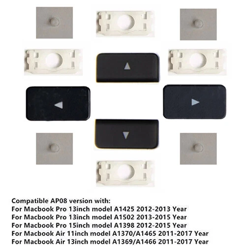 For AP08 MacBook Pro Retina 11" 13" Arrow Key & Clip For A1398 A1502 A1369 A1466