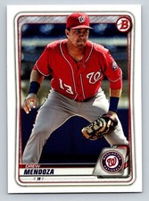 Drew Mendoza 2020 Bowman Prospects #BP-71 Washington Nationals
