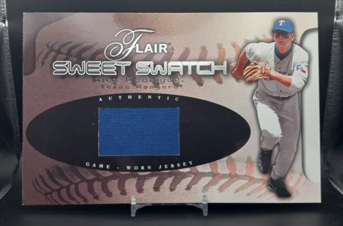 2002 Flair Box Topper Sweet Swatch Alex Rodriguez Game Worn Used Jersey /550