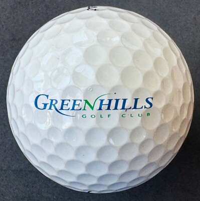 Green Hills Country Club LOGO Golf Ball - Milbrae, CA - US Open / Senior Open