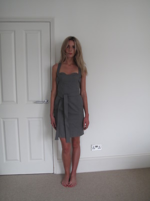 Dsquared2 grey sleeveless dress with ties - Size Italy 40