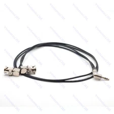 ZOOM F6 Time code cable,ZOOM F6 time code input & output line.3.5 audio to 2 BNC