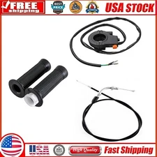 Throttle Control Handlebar Grip Kill Switch 49cc 66 50 80cc Motorized Bike Push