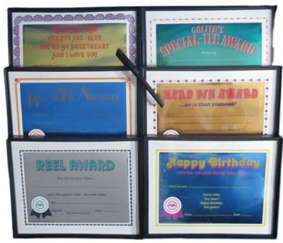 Framed Gag Certificate 8