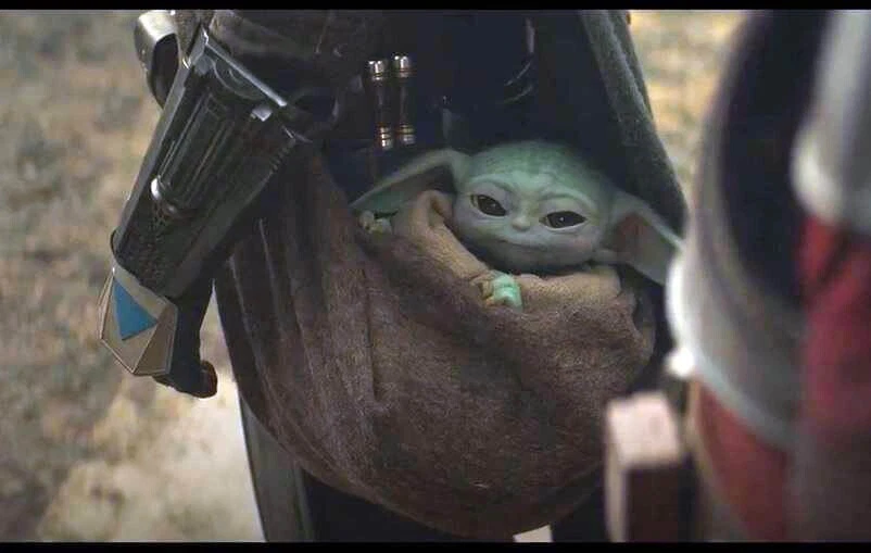 Mandalorian Bolso Bebé Star Wars Ciencia Ficción Pañal Temático Bebé Equipo Baby Shower Regalo Foto 3 de 4