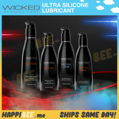 WICKED ULTRA Silicone Lubricant Couples Liquid Wet Gel Backdoor Glide Anal Lube