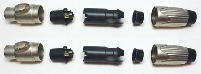 2)Two Original NEUTRIK NLT8FXX Female 8 Pole SpeakON Heavy Duty