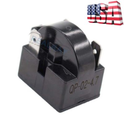 New QP2-4.7 Start Relay PTC for 3Pin Danby Magic Chef Kenmore Refrigerator USA