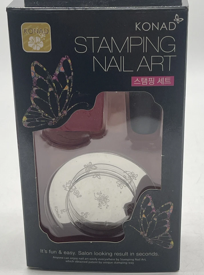 Juego de arte en uñas con estampado Konad Foto 2 de 4