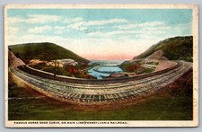 Postcard Horse Shoe Curve Main Line Pennsylva...