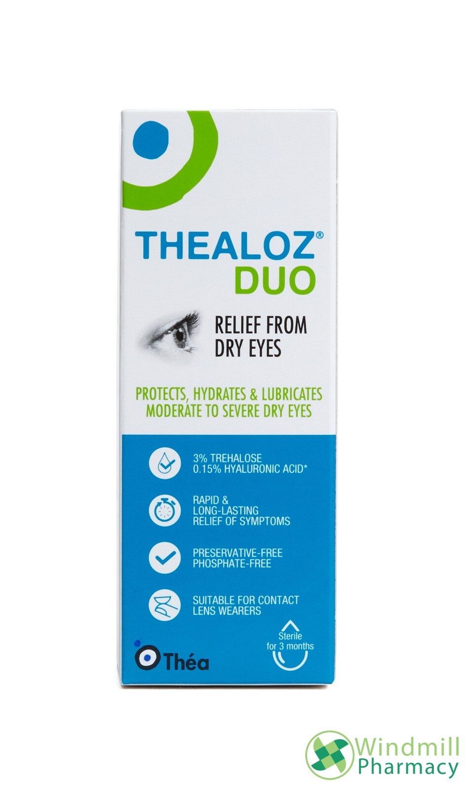 Thealoz Duo Dry Eye Relief Spectrum Preservative Free Eye Drops