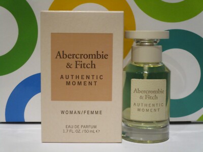 ABERCROMBIE & FITCH ~ AUTHENTIC MOMENT WOMENS EAU DE PARFUM SPRAY ~ 1.7 OZ