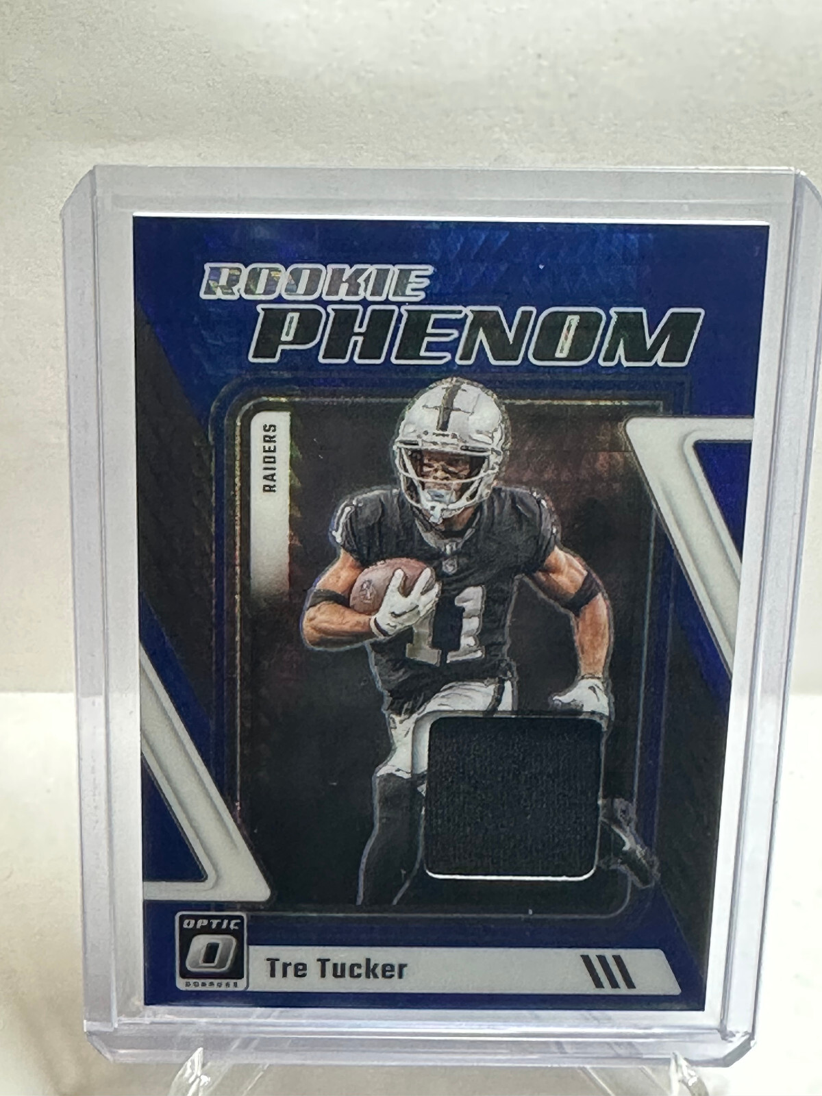 Tre Tucker Panini Donruss Optic Rookie Phenoms Relics #RPTT Blue Hyper