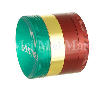 2.1'' Sunken VIKING AXE RS Grinder 4 Piece Spice Crusher Gift Box GV256C