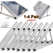Solar Panel Adjustable Angle Mounting Frame Brackets Mount For Shed Boat Ground