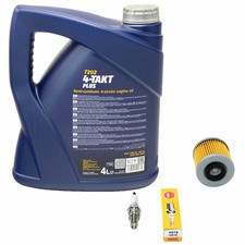 Inspektionsset Yamaha Mt-03 2006 2012 Motul 5000 10W40 Ölfilter Luft Kerze