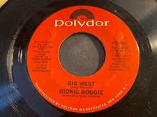 70,s DISCO FUNK Big West - Bionic Boogie / Risky Changes On Polydor 45