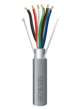 500' Honeywell Genesis 1206 22/6 Shielded Stranded General Purpose CM/CL2 Gray