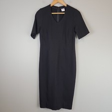 Cabi Claire Dress V Neck Sheat Dress Ponte Knit 6 Career Office Work Classic