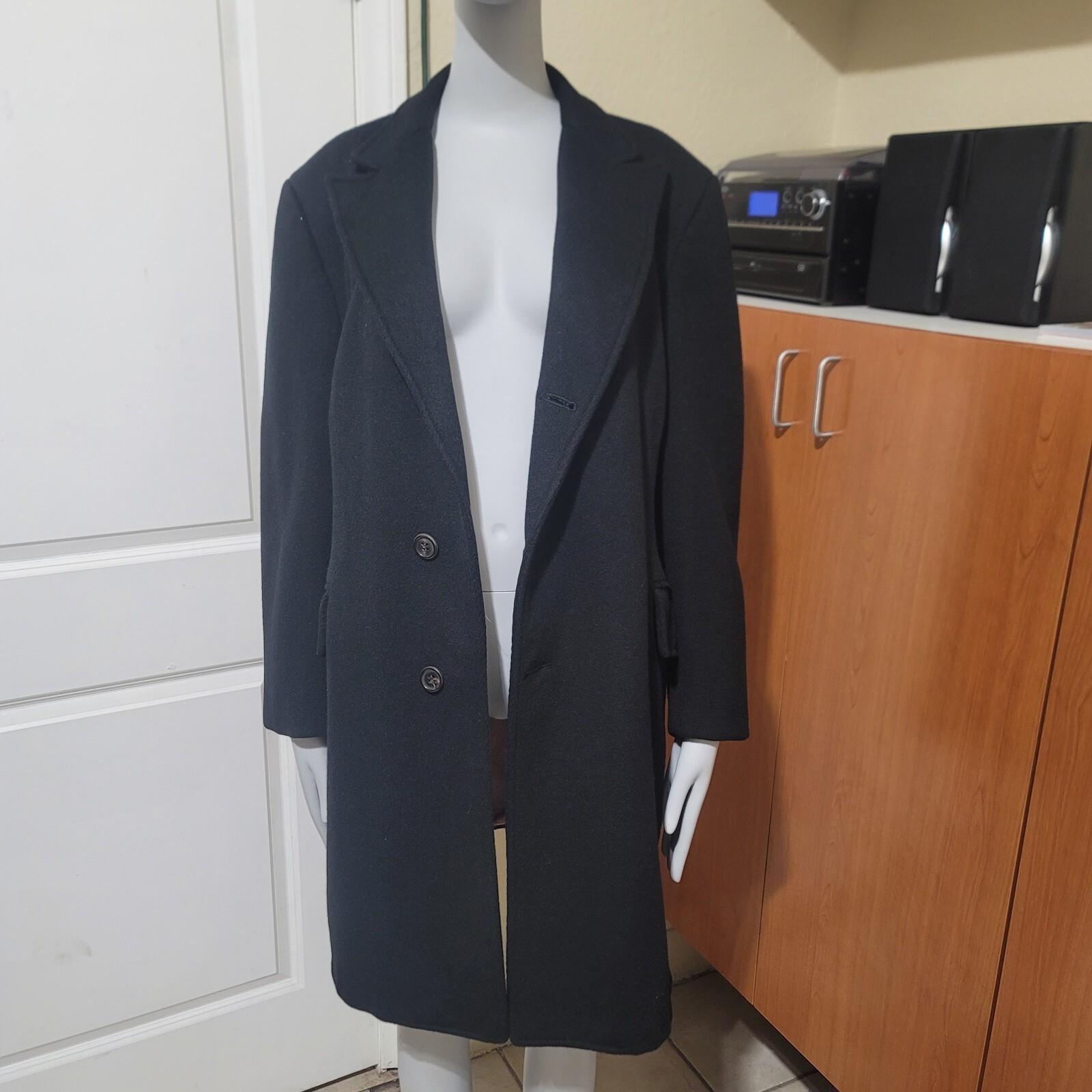 1950s Men's Wool Overcoat 40S - image 4