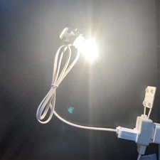 2Pcs Christmas Village Night Lights With Bulbs Replacement Cable E12 Heads