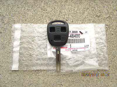 04 - 06 LEXUS RX330 REMOTE TRANSMITTER HOUSING SHELL CASE UNCUT KEY OEM ...