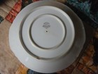 Fukagawa Arita Vintage gravy bowl w/plate Japan pinecones acorns hand painted — photo 3