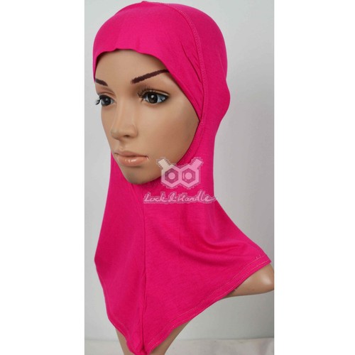 Bajo Bufanda Hiyab Liso Ninja Gorra Gorro Islámico Abaya Cuello Cubierta Mujeres Musulmanas - Imagen 11 de 14