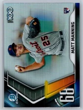 2022 Bowman Chrome #BTP-68 Matt Manning Scouts' Top 100 (B)