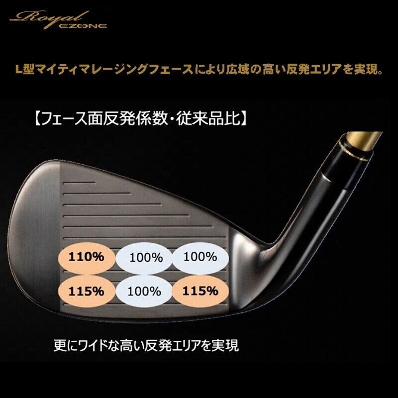 YONEX Golf 2021 Royal EZONE Iron Club RX-05RE Loft SW Flex R Carbon Shaft Men JP - Image 4 of 4