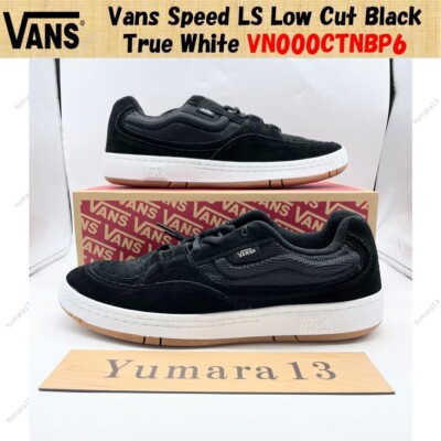 Vans Speed LS Low Cut Black True White VN000CTNBP6 Men's Size