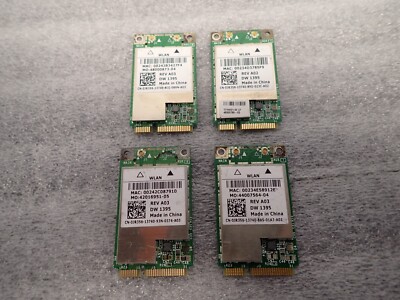 Lot of 4 Dell Broadcom Wireless Wifi Card DW1395  0JR356 BCM94312MCG