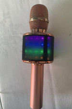 Bonaok Wireless Microphone with HiFi Speaker with LED Lights and Carrying Case