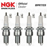 4 Kerzen NGK BPR7ES Lancia Beta Coupe 1.3 03.1976>12.1984