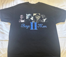 Vintage 90s Boyz II Men All Around The World T Shirt Black All Size Gift HH225