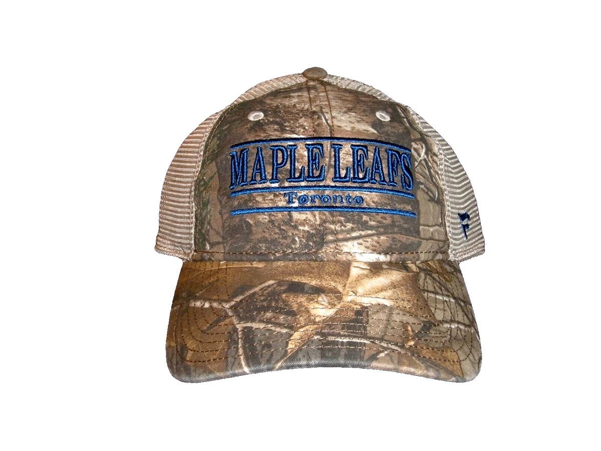 Toronto Maple Leafs Fanatics REALTREE CAMO Trucker Snapback Cap