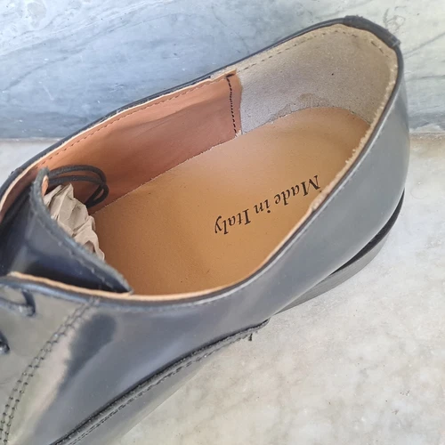 SCARPE UOMO CLASSICHE ELEGANTI DERBY cuoio 41 A 44 LISTINO 90 EURO VV - Foto 9 di 18