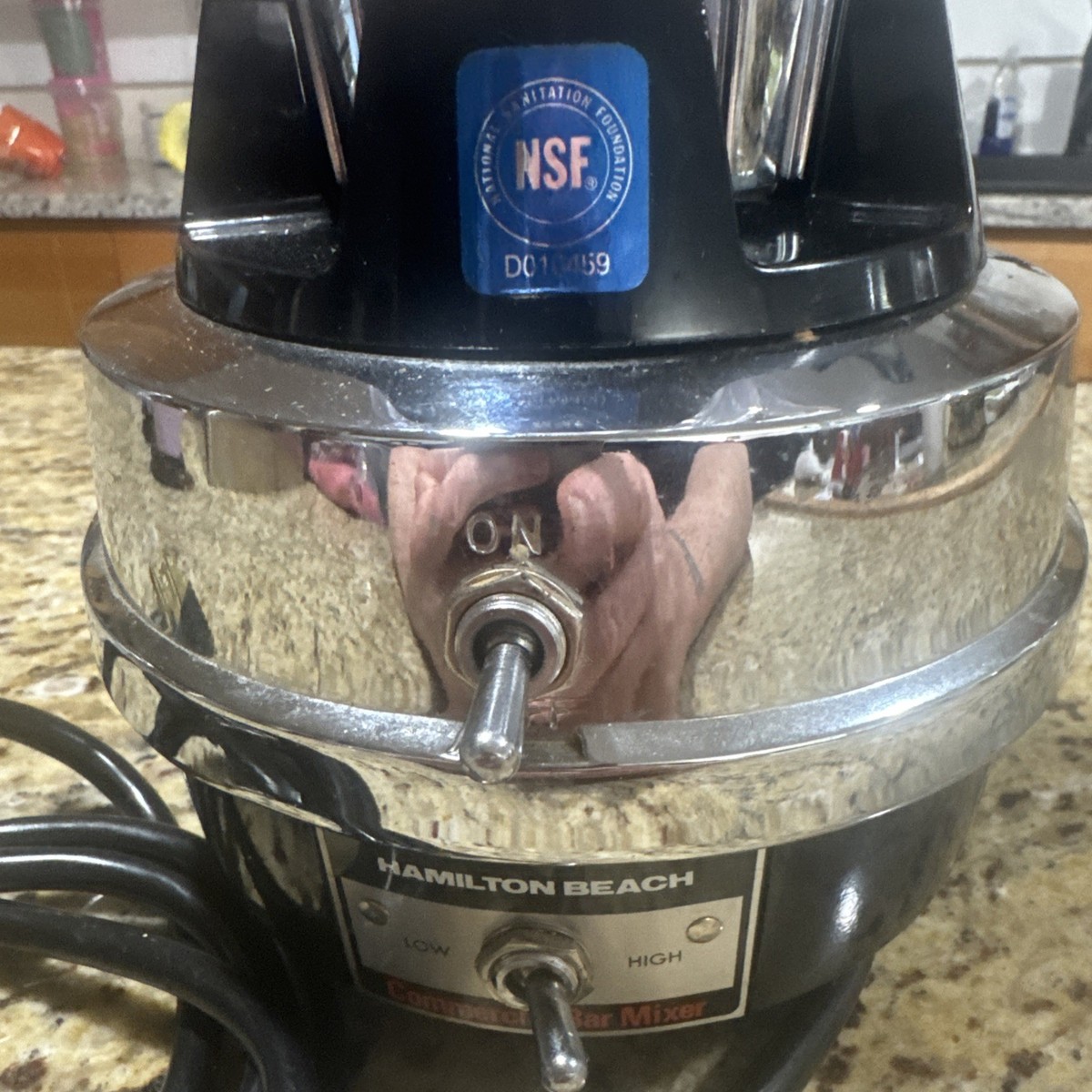 Vintage Hamilton Beach Commercial Bar Mixer Blender Stainless