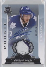 2014-15 Upper Deck The Cup Rookie 88/249 Brandon Kozun #120 Patch Auto 0f8