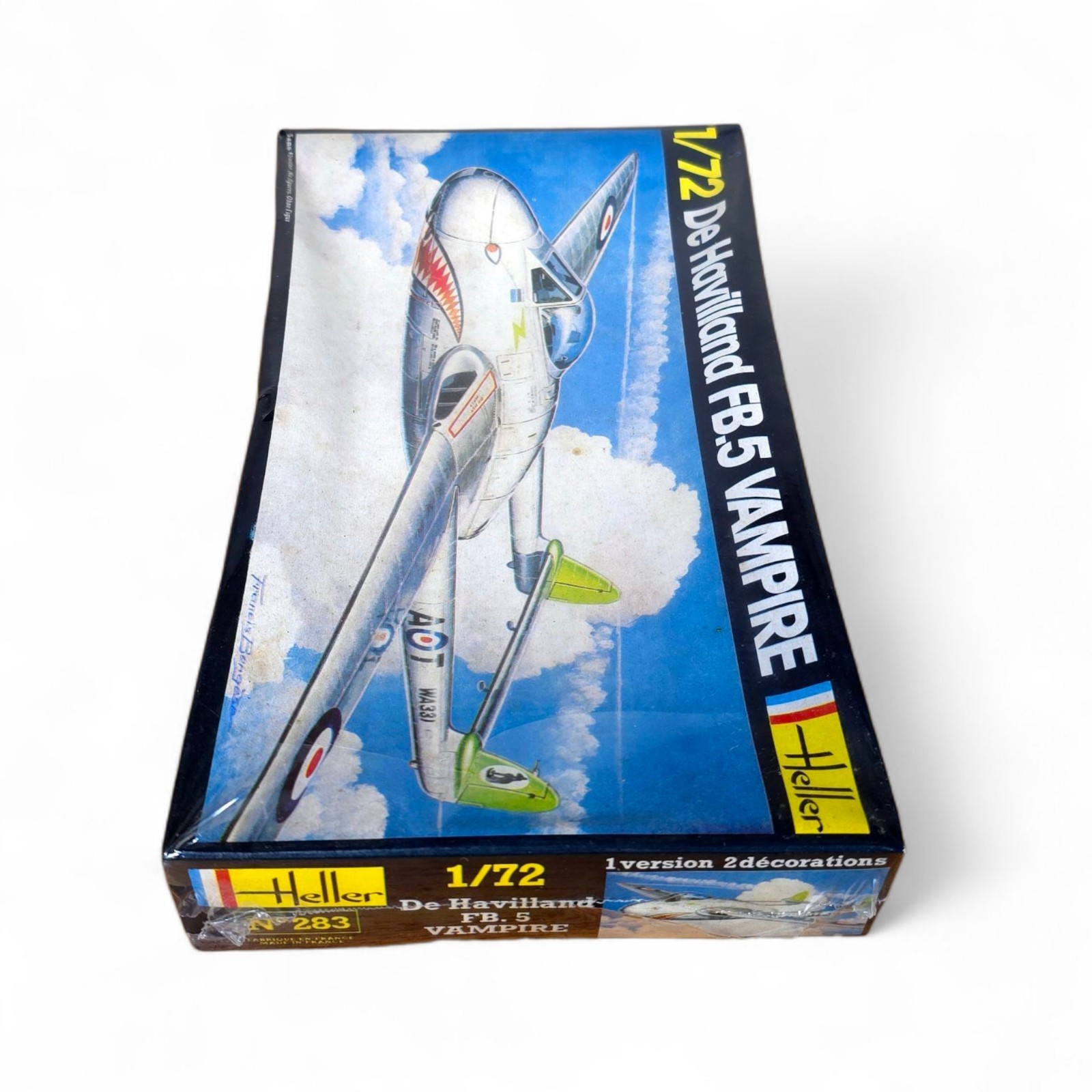 1979 Heller De Havilland FB.5 Vampire 1/72 Scale Kit 283 New Sealed Box² SeePics