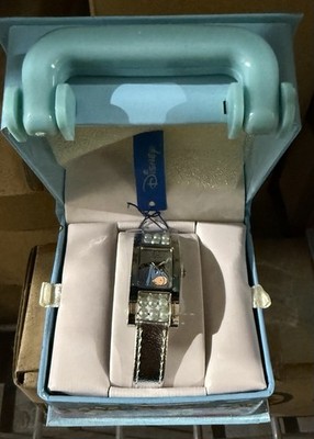 Disney Eeyore Wrist Watch w/ Gift Box Winnie the Pooh Pearl Band Blue
