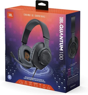 JBL Quantum 100 M2 Wired Gaming Headset 3,5mm Weiß Neu Versiegelt