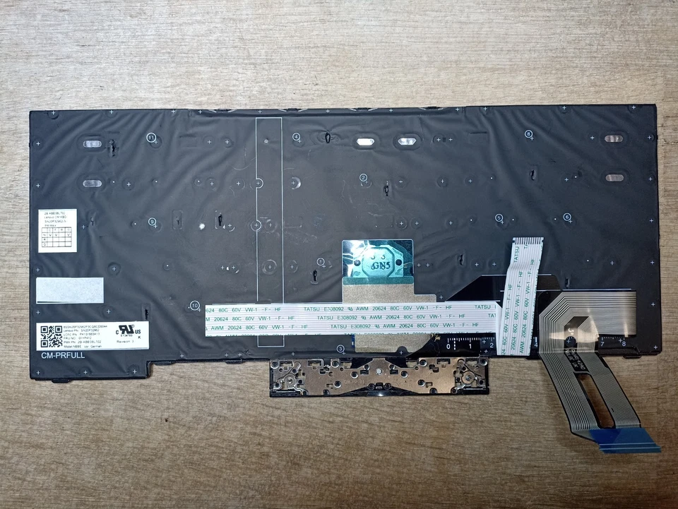 Keyboard for Lenovo E480 E485 E490 E495 T480S L480 L380 T490 T495 german QWERTZ - Photo 2/3