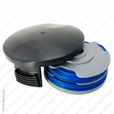 Strimmer Spool Line & Cover for Wolf Garten Trimmer GTE840, GT845, GTE845, GTE85