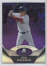 2011 Bowman Platinum Prospects Retail Purple Refractor Jose Iglesias #BPP26 0c2